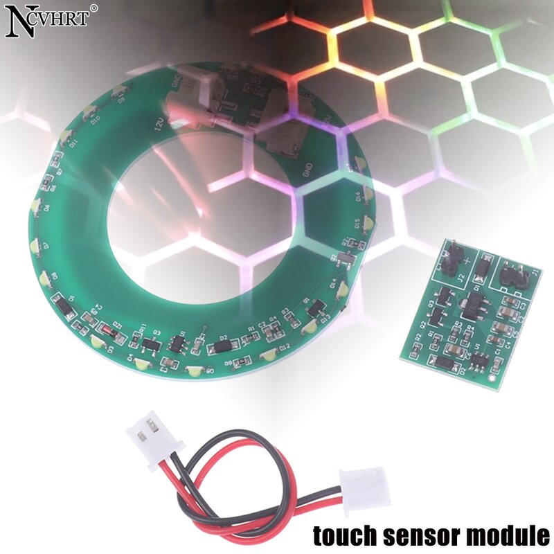 1Pc Touch Sensor Switch Led Light Emitting Module Luminous River Table Induction Table Driver Module LED Light Sensing Module
