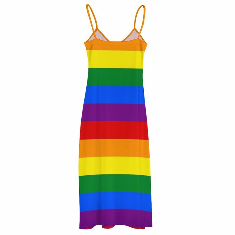 Robe de RhGay Pride Rainbow Feel pour femmes, vêtements de soirée, fibrfur s