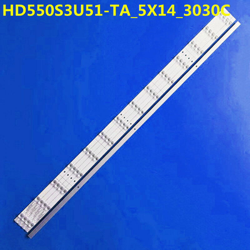 Lâmpadas de tira LED para H55A6500, H55AE6400, 55A6100, 55H8E, 55H9E, 55HS68U, 55H8608, IC-A-CNDN55D975, 14 lâmpadas, 5Kit