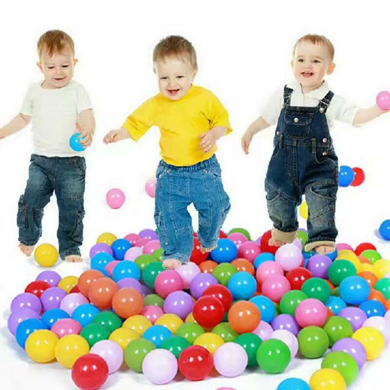 Bola do esporte ao ar livre para crianças, brinquedos engraçados, para a associação de água, onda do oceano, 5.5cm, 50 ou 100pcs, v2g9
