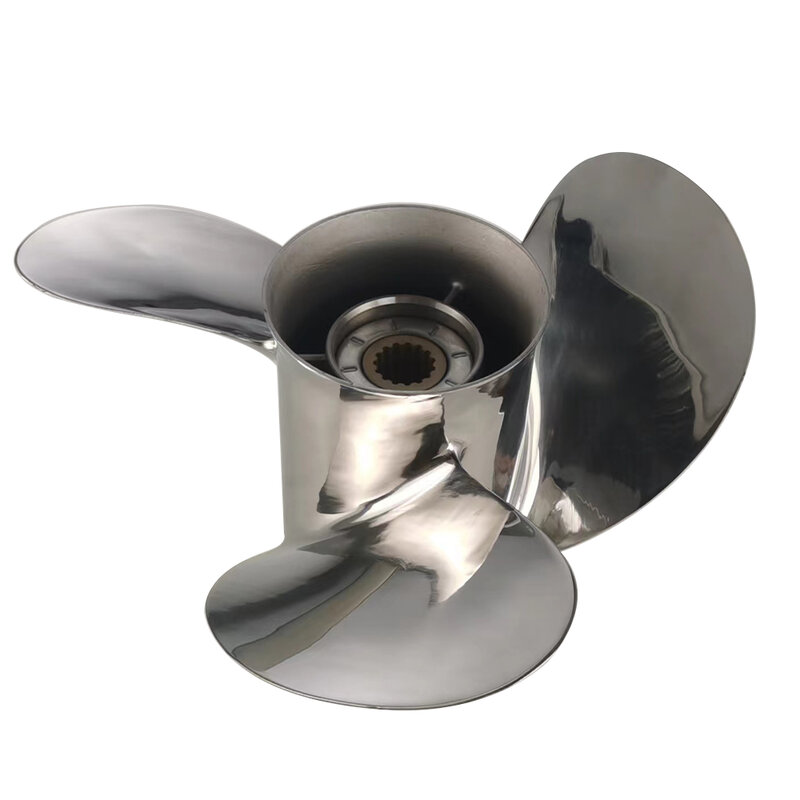 Professional Mirror Polish 50~130 Horsepower Good Suppliers Marine Ship Steel Propeller For Yama Outboard Engine