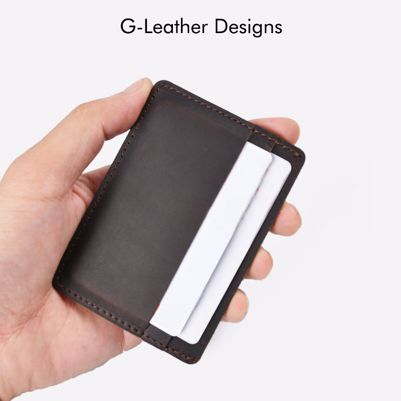 Мужской винтажный кошелек из натуральной кожи с отделениями для карт