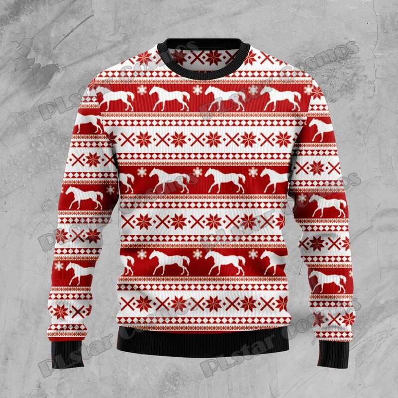 PLstar Cosmos Akita Peace Love Joy 3D Printed Fashion Men's Ugly Christmas Sweater Winter Unisex Casual Knitwear Pullover MYY23