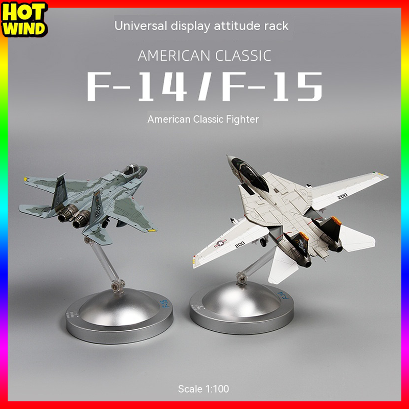 محاكاة نموذج مقاتلة الطائرات ، الطيران الأمريكي الثابت ، زخرفة السبائك ، ملحقات قابلة للإزالة ، F14 ، F-14f15 ، 1:100