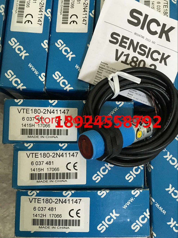 Photoelectric sensor VTE180-2N41147, original, new and authentic