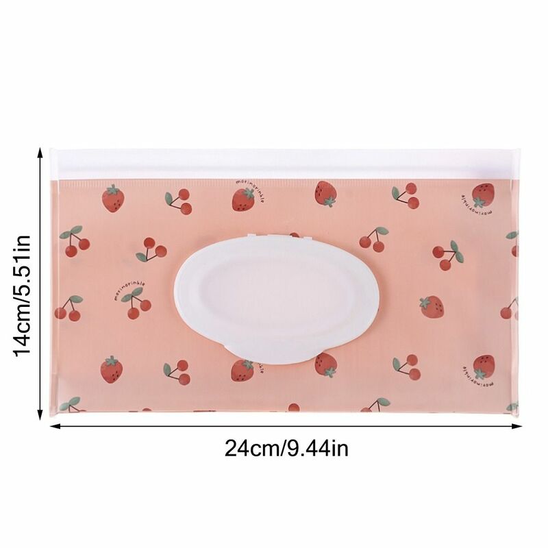 Flip Cover Wet Wipes Bag Carrying Case With Buckle EVA Wipes Holder Case Stroller Accessories Home