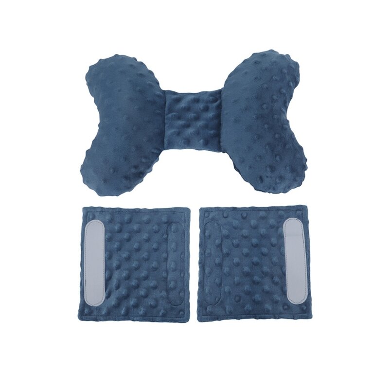 Подушка для поддержки головы и шеи детского автокресла, подушка с подходящим ремнем безопасности, защитный подголовник для автомобильного сиденья