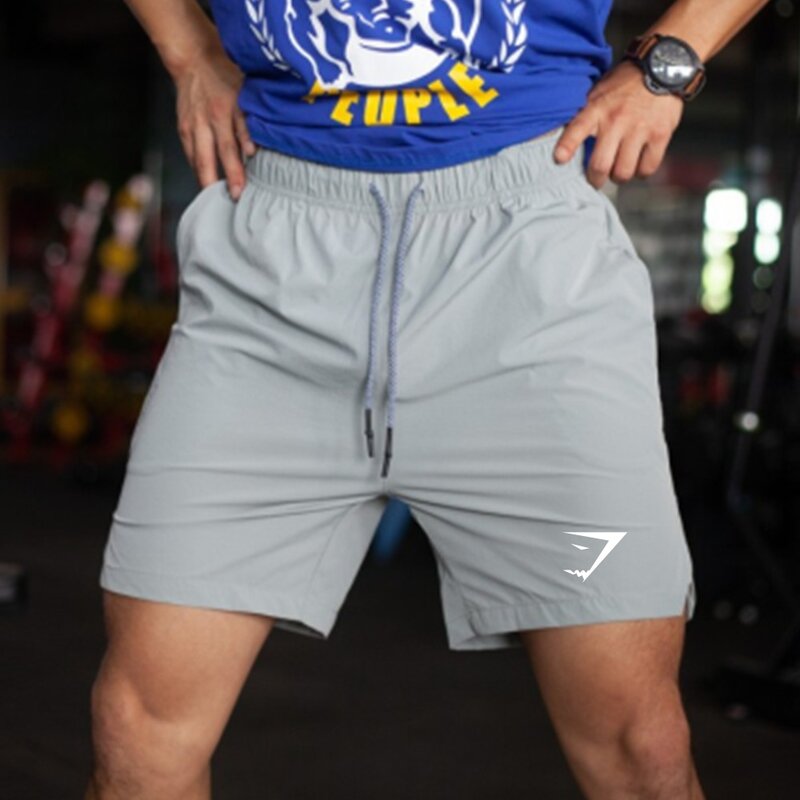 Мужские пляжные шорты GMYSHARK 2023, мужские нейлоновые быстросохнущие брюки для бадминтона, спортивная одежда для бега на открытом воздухе и фитнеса, шорты