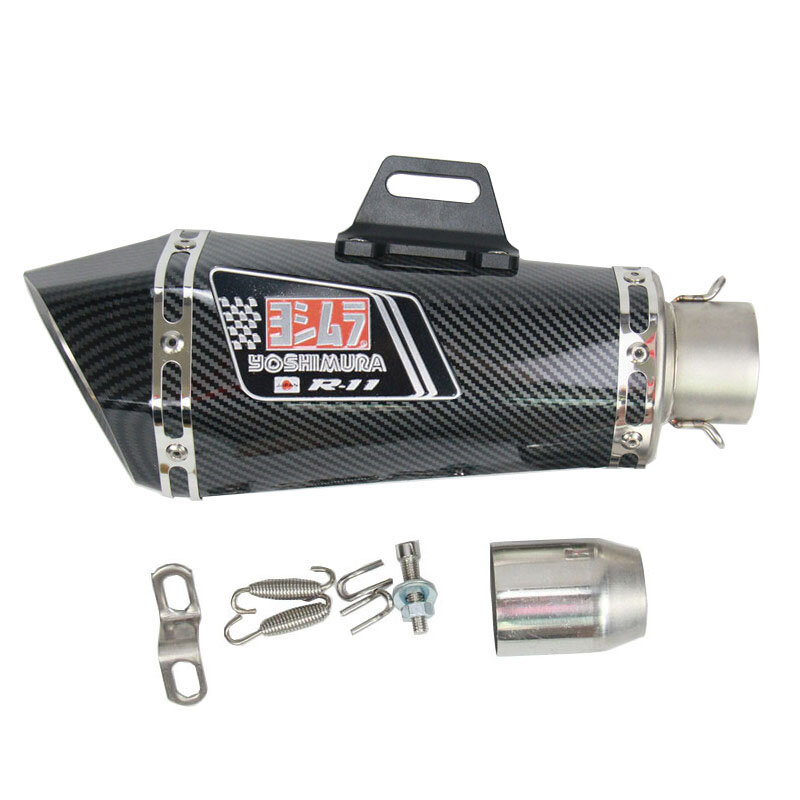 Универсальный глушитель выхлопных газов для мотоцикла 36-51 мм с наклейками на глушитель дБ для Z900 GSXR1000 SV650 R6 R3 ZX6R ZX10 K7 MT07