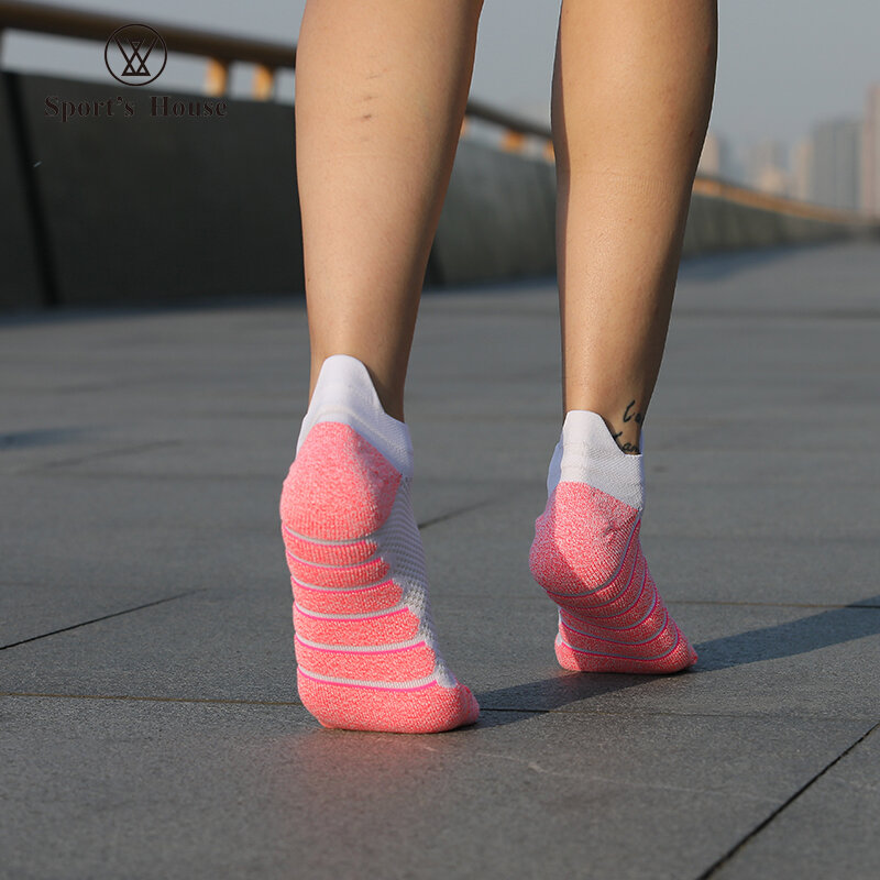 Женские носки-лодочки SPORT'S HOUSE, сетчатые дышащие Нескользящие, впитывающие пот, для марафона, для бега