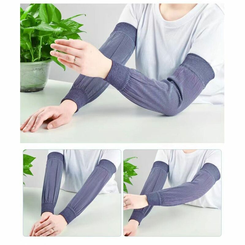 Long Gloves Arm Sleeves Sunscreen Sleeves Basketball Summer Cooling Arm Cover Hand Cover Running Arm Guard Men Women