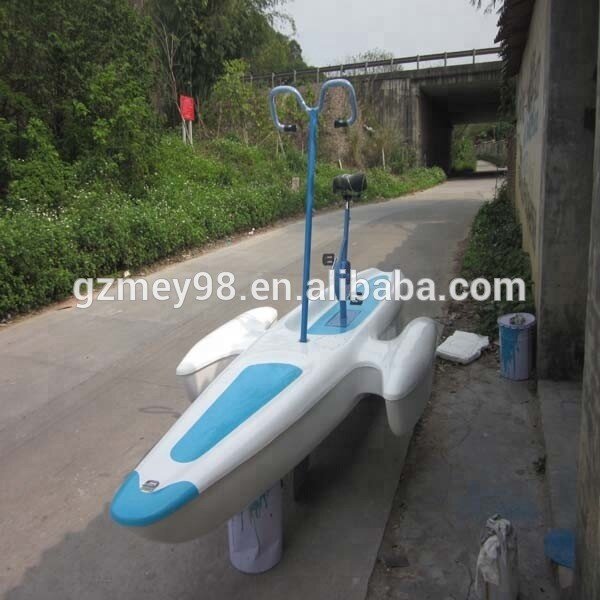 Guangzhou Factory Outlet Wasser fahrrad für Wasserpark (M-030) Fiberglas Tretboot im Freien