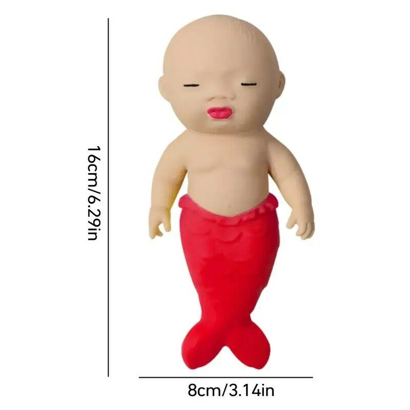 Mermaid Mochi Animal Sensory Fidget Toy Grab And Snap Hand Toy Slow Rising Finger Sensory Toy Mochi Toys Stress Toys Fidget Toy