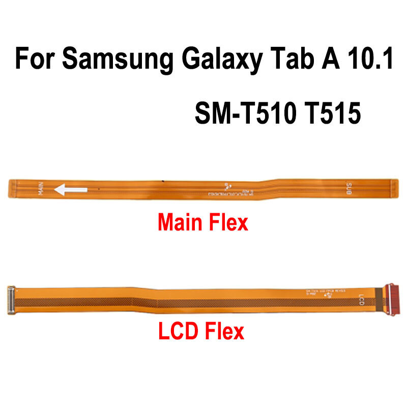 Samsung Galaxy Tab,10.1, SM-T510,t515,マザーボード用のフレックスケーブル,メインリボン,LCD,電話部品,接続