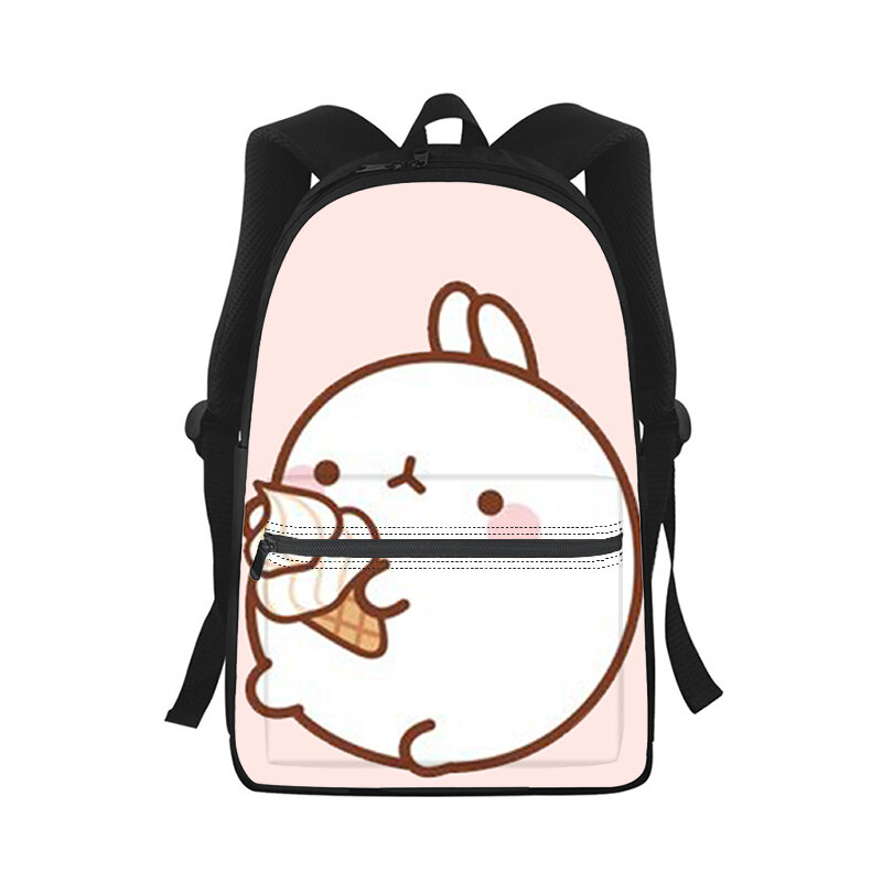 Корейский рюкзак для мужчин и женщин, модная школьная сумка с 3D принтом для студентов, рюкзак для ноутбука, детская дорожная сумка через плечо