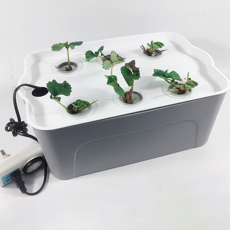 Sistem Pertumbuhan Hidroponik Pintar Penanam Penanaman Sayur Sistem Aerobik Hidropon Peralatan Berkebun Pot Bunga Hidroponik