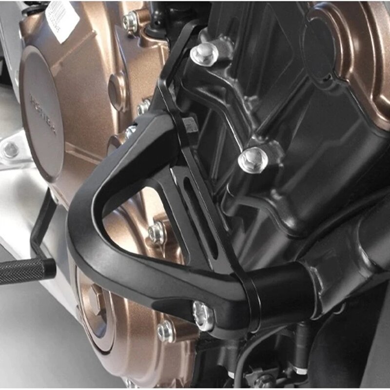 クラッシュモーターサイクルエンジンガードフレーム,落下防止スライダープロテクター,モーターサイクルアクセサリー,ホンダcb650r 2019-2023 cb650f 201