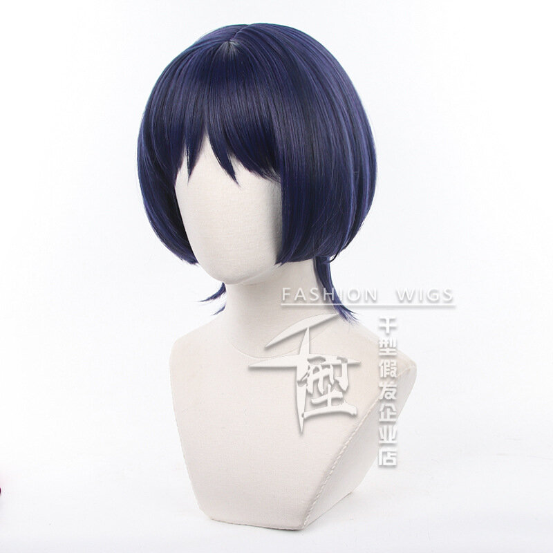 Impact Wanderer Cosplay Wig Game Wanderer Scaramouch Cosplay Synthetic Hair Short Halloween Party Wig+Wig Cap