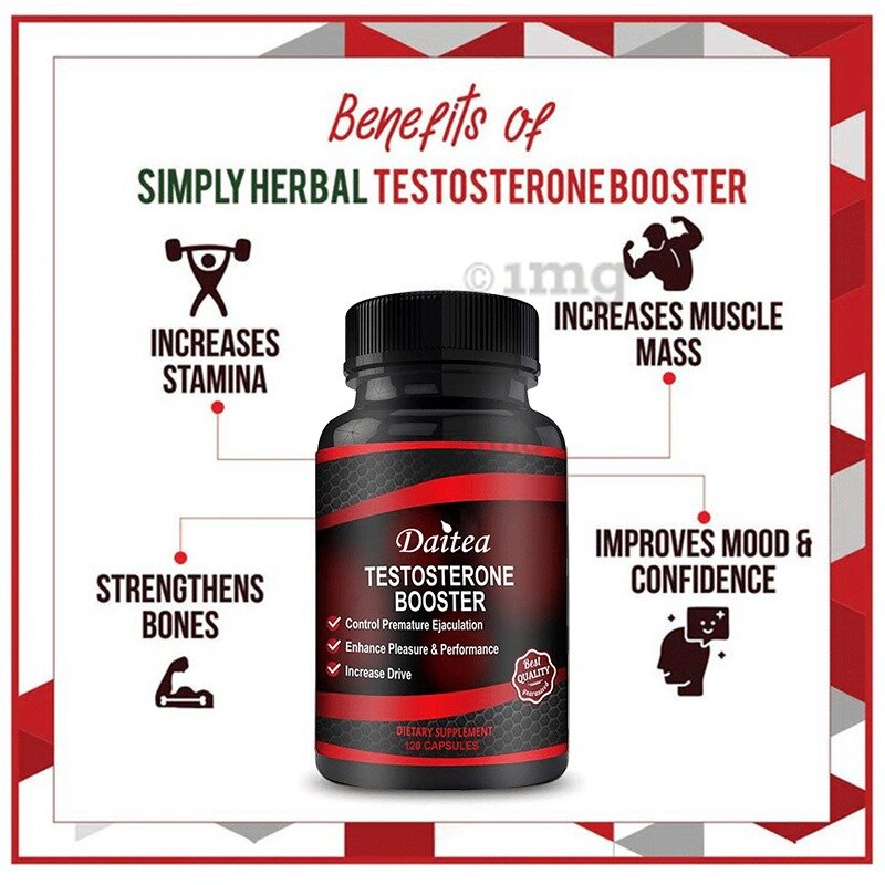 Men's Test Booster Suporta Energia, Endurance Recovery, Stress Relief, Lean Muscle Growth