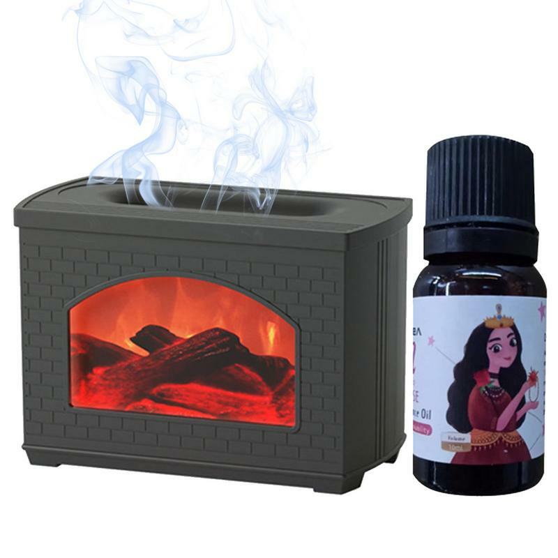 Rozpylacz zapachów płomieniowy nawilżacz olej aromaterapeutyczny dyfuzorów olej aromaterapeutyczny bezgłośny zapach chłodnej mgły