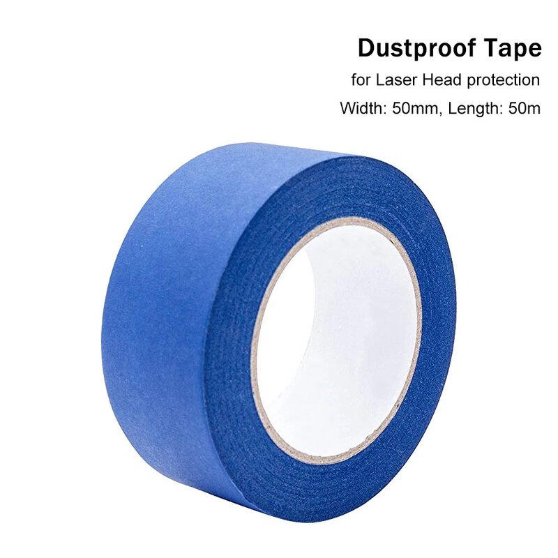 PET Adhesive Tape for Fiber Laser Head Lens Dust-Proof Heat Resistant Insulation Dia38/50/80mm 100pcs Industry Cotton Swab