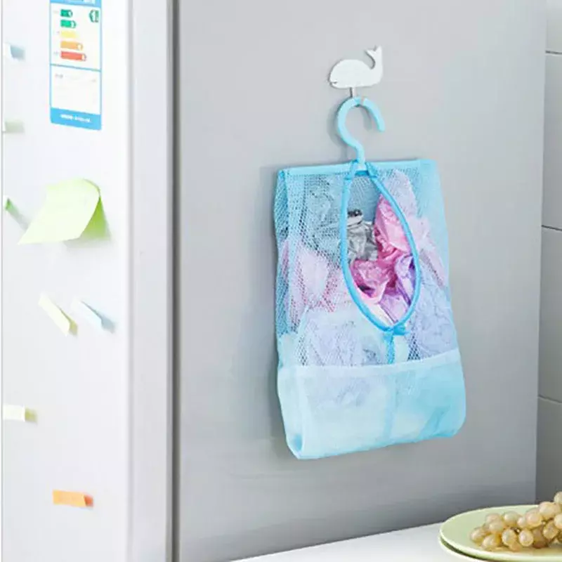 Bolsa de malla colgante multifuncional para baño de bebé, bolsas de malla ecológica para juguetes, cestas de baño para niños
