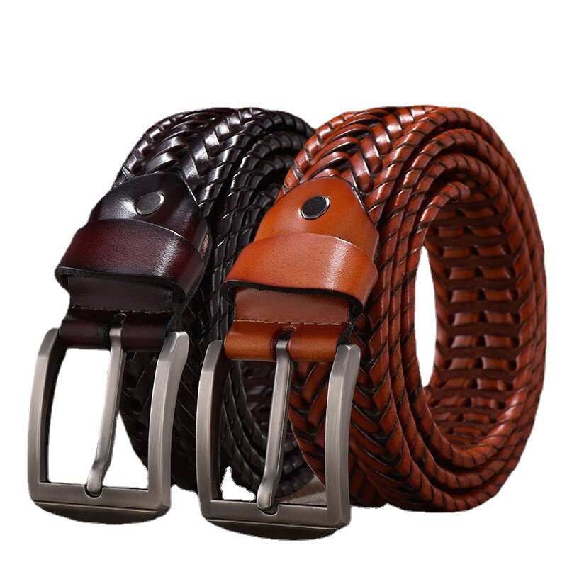 2023 New Men Hollow Belt Pure Handwoven Fashion Male & Women Casual Belts Long 110 CM 115CM 120CM 125CM
