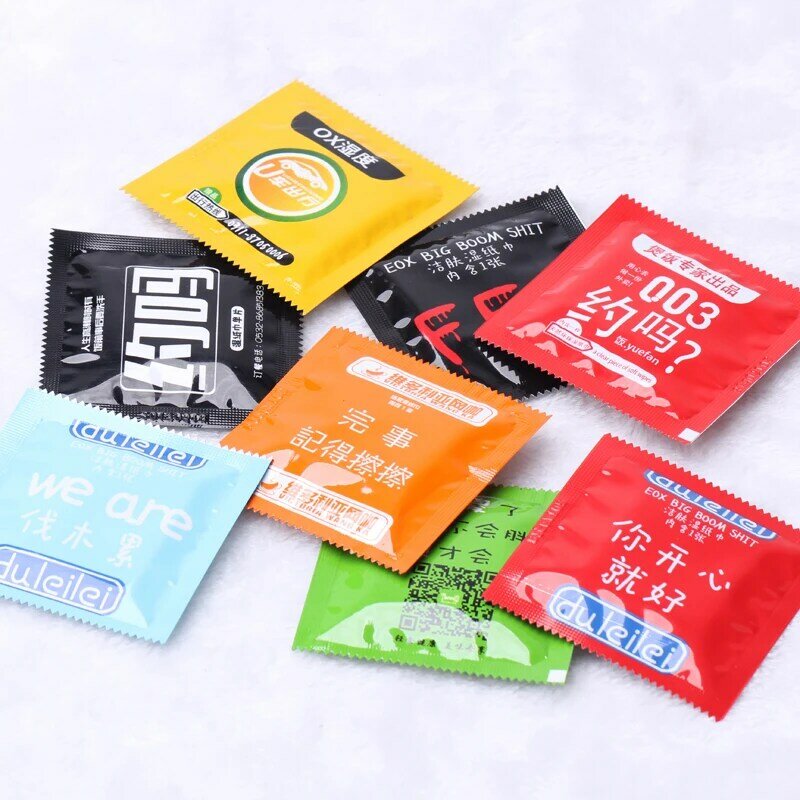 Portable Wet Wipes 50PCS/LOT Pattern logo customization Wipes Tissue Individually Wrapped hand cleaning wet wipes wholesale