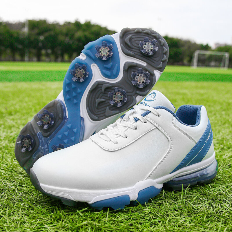 Sapatos de golfe profissionais para homens, Tênis de golfe antiderrapante, Calçados confortáveis