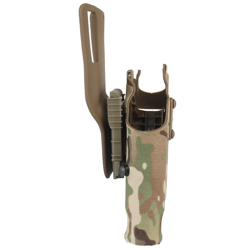 Sistema de bloqueio automático QLS Fork Belt Handgun, coldre tático para Glock G17 com X300 X300U, acessórios Airsoft, 6354DO