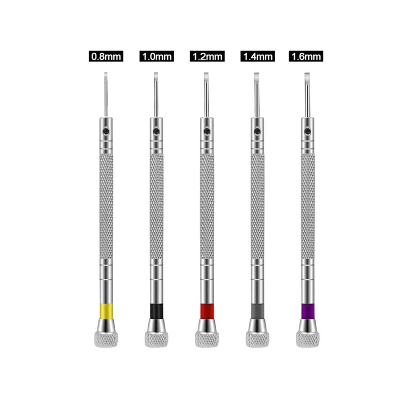 Screwdriver Kits Screwdrivers Stainless Steel Tools Slotted Cross 2.56inch 5 Pcs Accessories Mini Set Industrial