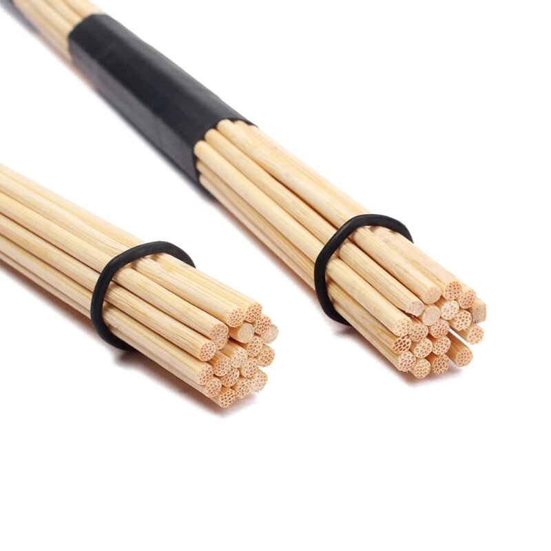 Drum Sticks with Smooth Grip Durable Bamboo Drumsticks Musical Instrument Percussion-Accessories Gift for Men Women