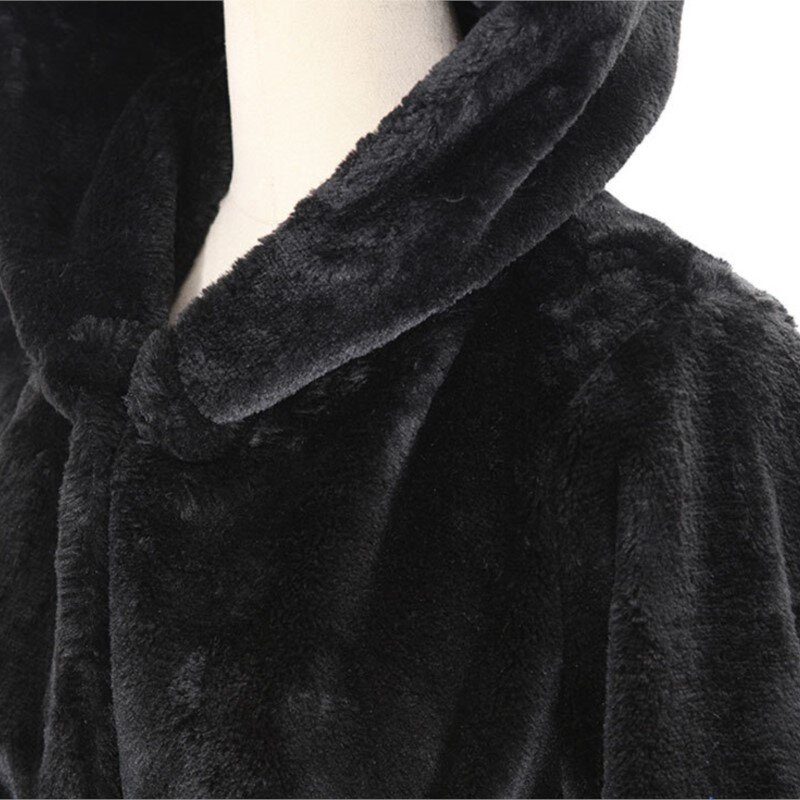 Chaqueta de piel sintética con capucha para mujer, abrigo informal de manga larga, talla grande, longitud media, Color sólido, novedad de invierno, 2024