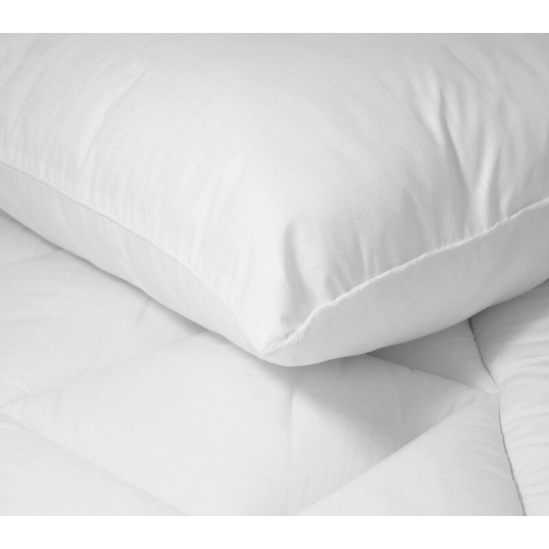 (2 pack) Mainstays Comfort Complete Bed Pillow, Standard/Queen