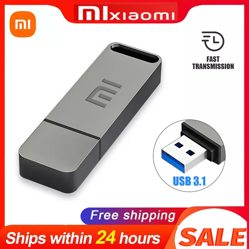 XIAOMI-Mini clé USB 3.0 en métal, transmission mutuelle, mémoire USB portable, 2 To, 1024 Go, 512 Go, haute vitesse, super, nouveau