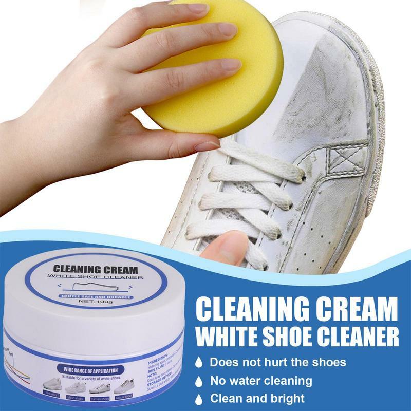 مجموعة تنظيف الأحذية بدون بقع للأحذية الرياضية البيضاء ، أدوات التنظيف المنزلية ، قماش الجلد يوميًا