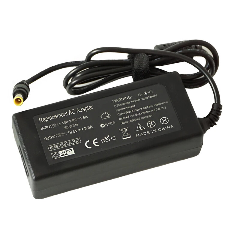 19.5V 3.9A 75W For SONY VAIO  VGP-AC19V27/ V62 / V37/ V33 / V20 / V19 laptop supply power AC adapter charger