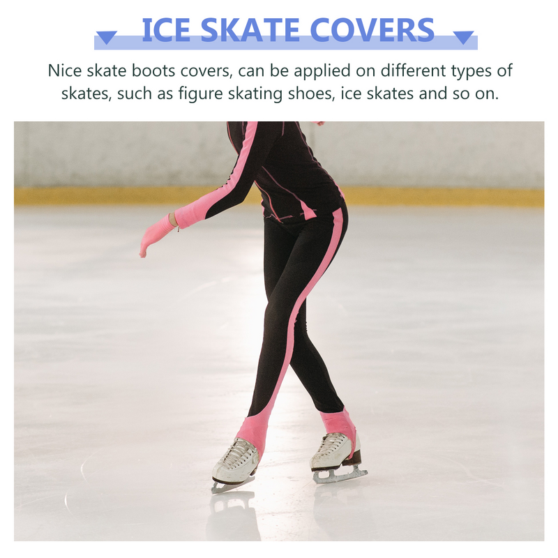 Skate Patins Botas Capas, Resistente ao Desgaste Poliéster Ice Boot Slipcover, Protetor Portátil Anti-Sujo, Kid Roller