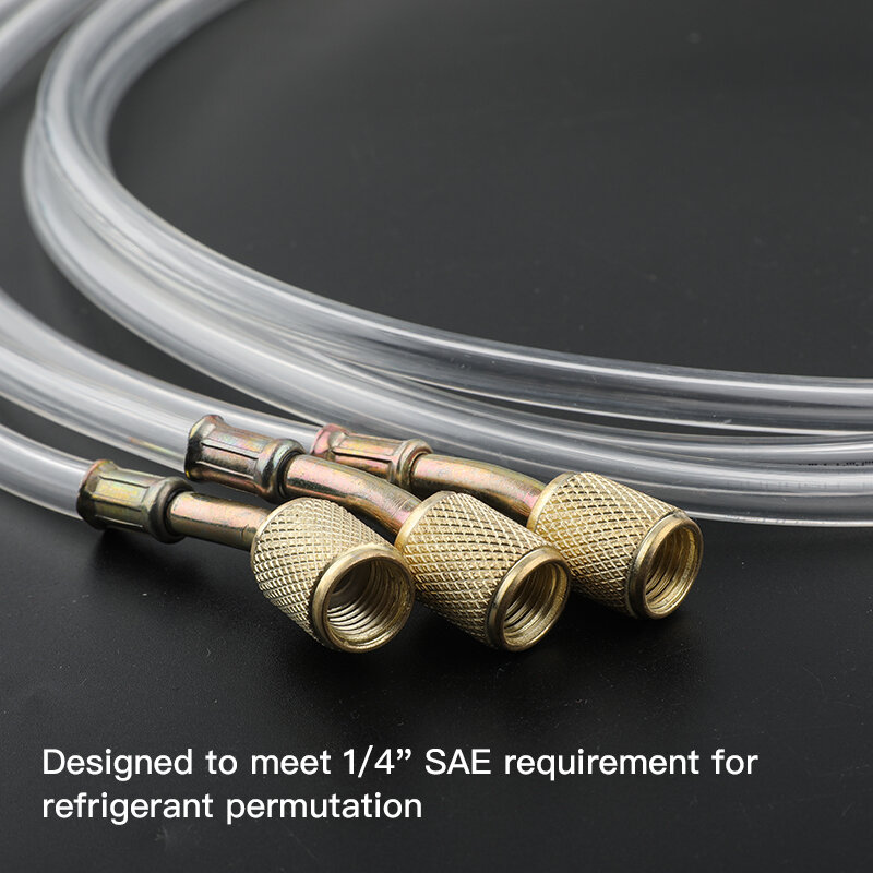 HOWH Air Conditioning Fluoride Hose Add Fluoride Tube  Transparent Tool Parts Air Conditioning Fluorine Refrigerant