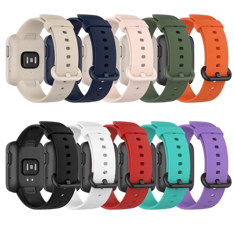 silicone Strap For Xiaomi Mi Watch Lite band Global Version Replacement watchband Bracelet Redmi Watch mi watch lite 2  strap