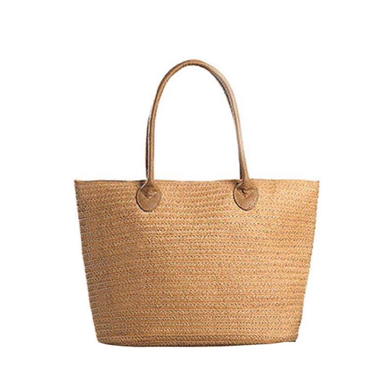 NEW-1Pcs Shopper Tasche Veranstalter Strand Einkaufstasche & 1pcs Mini Handtasche gewebte Ananas Tasche Stroh Umhängetasche