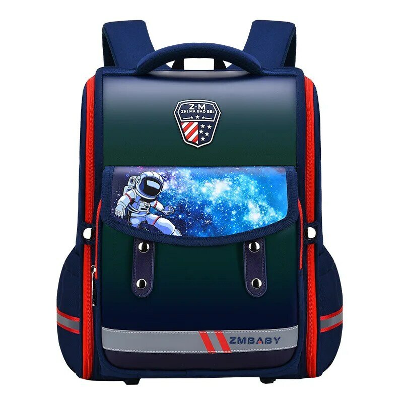 New Cartoon School Bag for Primary School Students Men's All-in-One Open Space Bag Large Capacity Children's Backpack