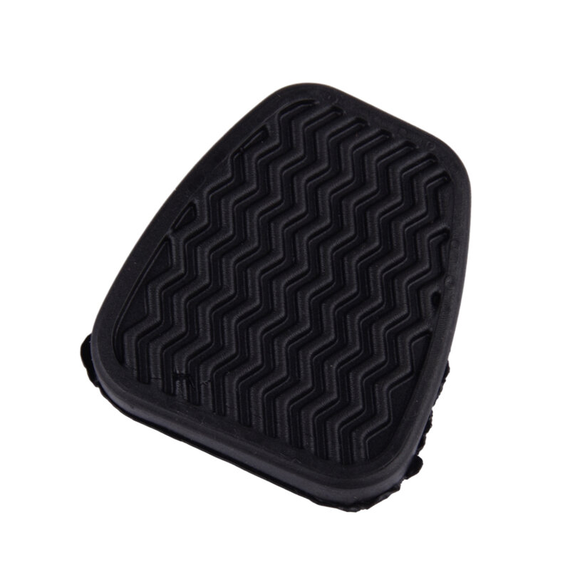 2pcs/Set Universal Car Brake Clutch Pedal Pad Cover Replacement Black Rubber 4.9*5.75*3.1cm