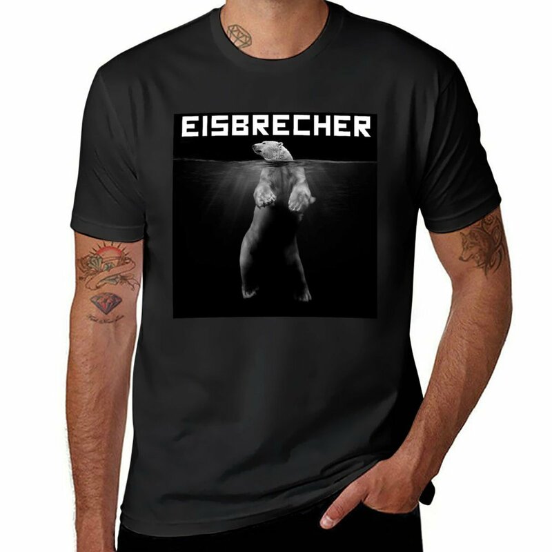 Новинка, футболка Eisbrecher band, футболка на заказ, корейская модная быстросохнущая футболка, футболки, мужские футболки