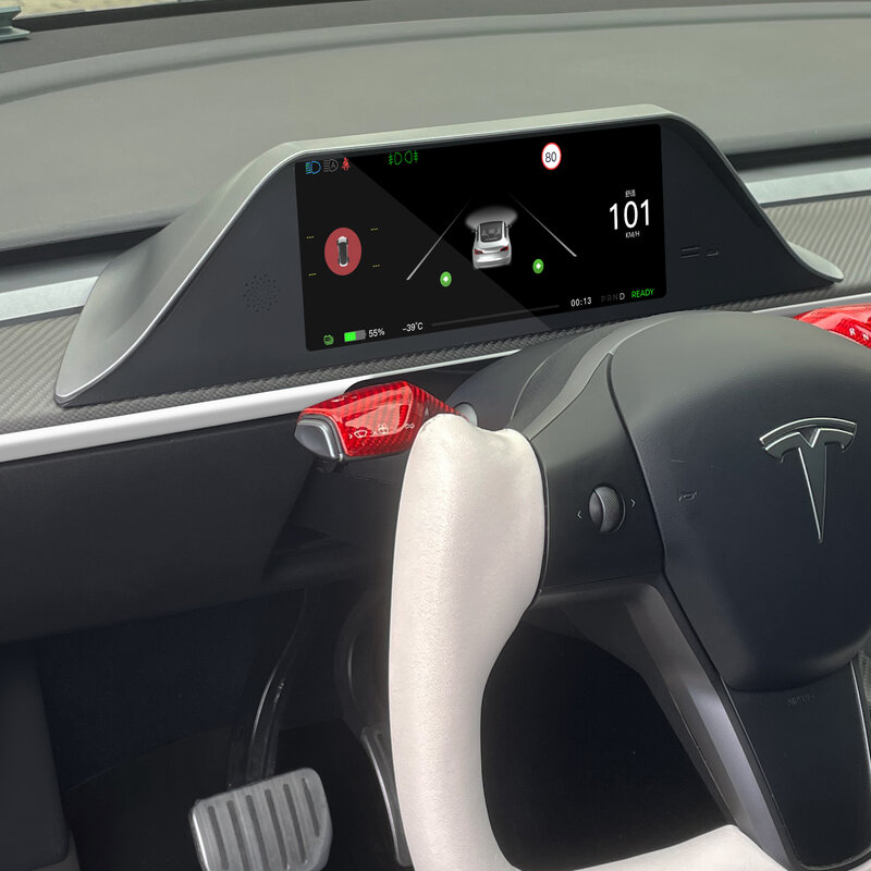 8,9-calowy ekran dotykowy na desce rozdzielczej z ekranem dotykowym Carplay i Android Auto do akcesoriów Tesla Model 3 model Y
