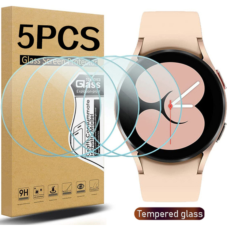 Protecteur d'écran, Film en verre trempé, pour Samsung Galaxy Watch 5 4 40/44MM, pour Samsung Watch 4 Classic 42/46mm 3 41/45