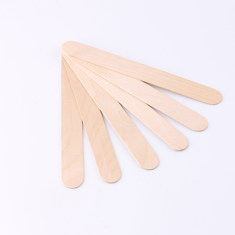 40pcs Woman Wooden Body Hair Removal Sticks Wax Waxing Disposable Sticks Beauty Toiletry Kits Wood Tongue Depressor Spatula