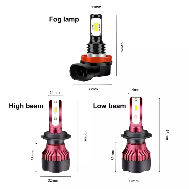 Top Quanltiy Led Headlight High Low Beam Foglamp 470W Kit For BMW 320i 2013 2014 2015 2016 2017 Replace Headlamp Composite Set