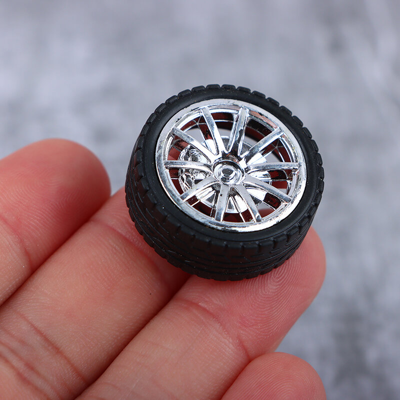 Pele de borracha para modelo de carro DIY Racing Vehicle Toys, peças modificadas, abertura 2mm, 26mm, 10pcs