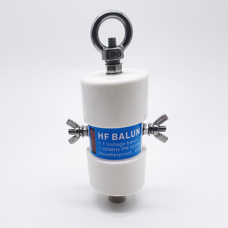 Прочный 1:1 HF Balun водонепроницаемый для диапазона 160-6 м (1,8-50 МГц) 500 Вт для коротковолновой антенны Balun короткой волны